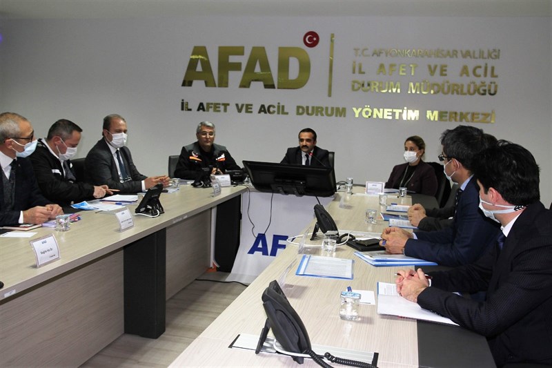  AFAD Afyonkarahisar kış tedbirleri toplantısı